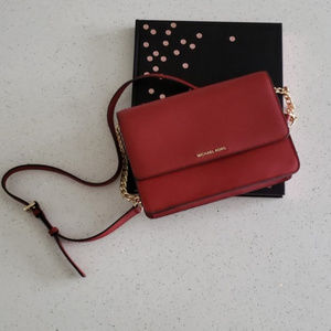 Michael Kors Red Crossbody Bag